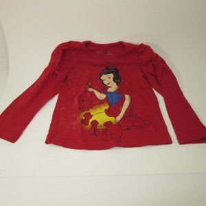 Disney Snow White Red Long Sleeve shirt 24 mo.